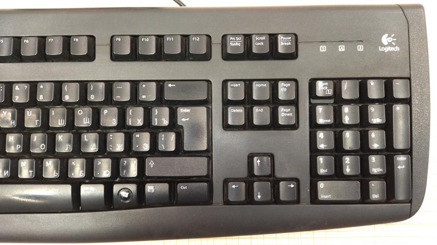 218-036-002 Клавиатура проводная Logitech Deluxe 250 Y-UT76 #3