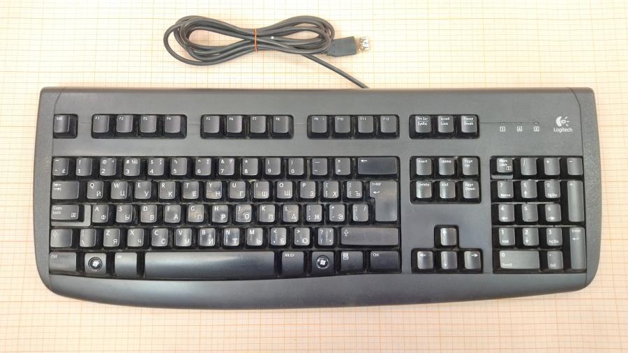 218-036-003 Клавиатура проводная Logitech Deluxe 250 Y-UT76 #1
