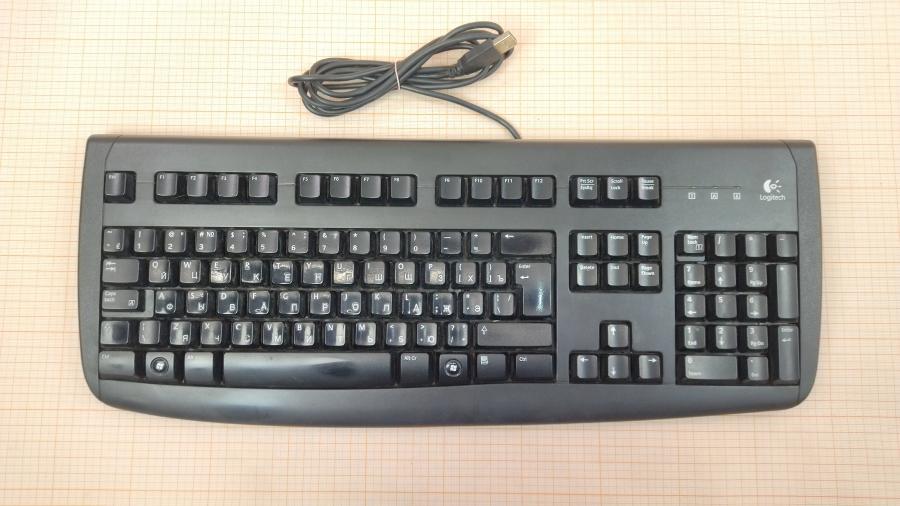 218-036-004 Клавиатура проводная Logitech Deluxe 250 Y-UT76 #1