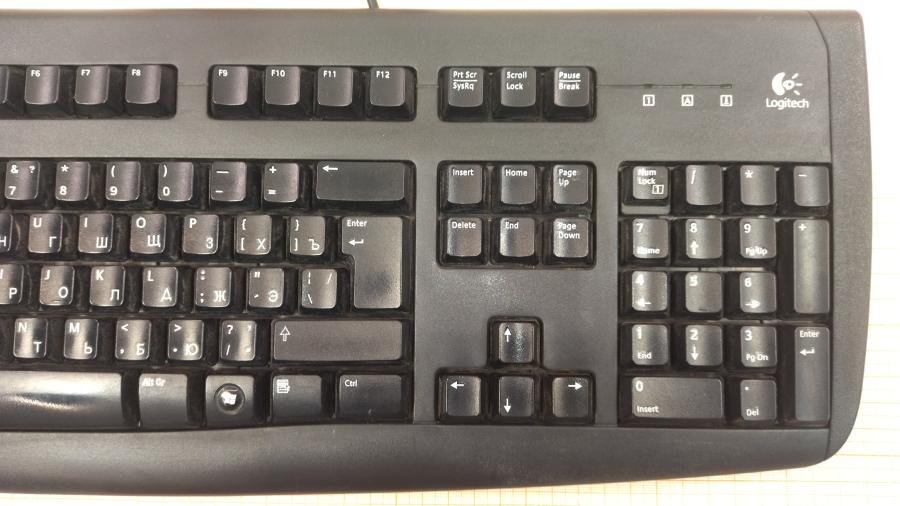 218-036-005 Клавиатура проводная Logitech Deluxe 250 Y-UT76 #3