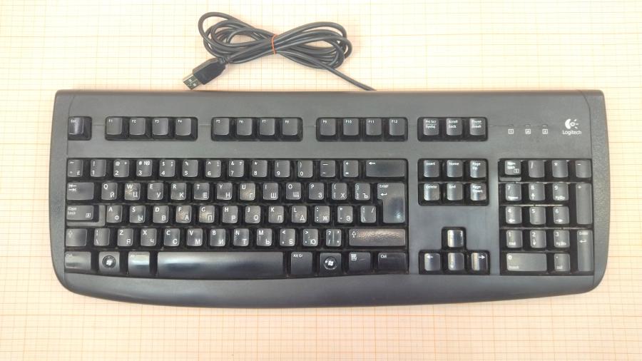 218-036-006 Клавиатура проводная Logitech Deluxe 250 Y-UT76 #1