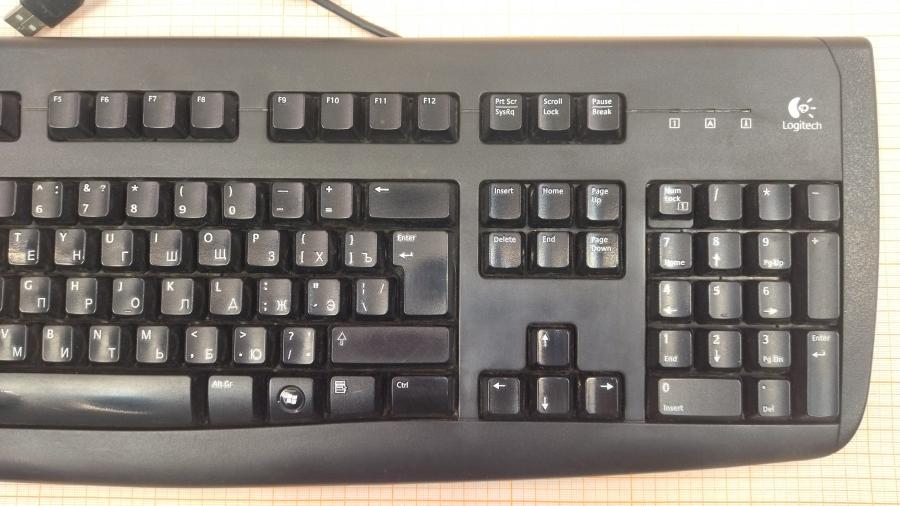 218-036-006 Клавиатура проводная Logitech Deluxe 250 Y-UT76 #3