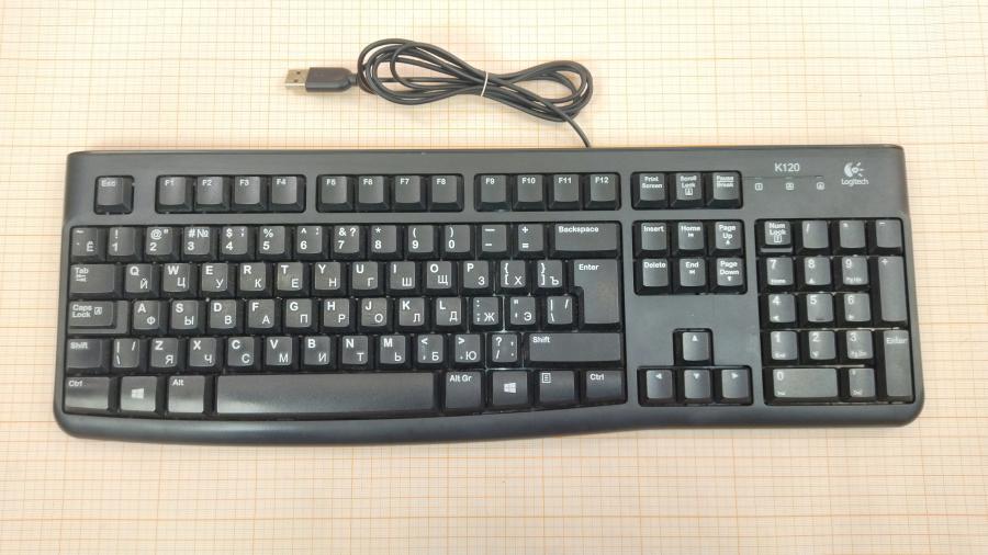 218-044-001 Клавиатура проводная Logitech K120 #1
