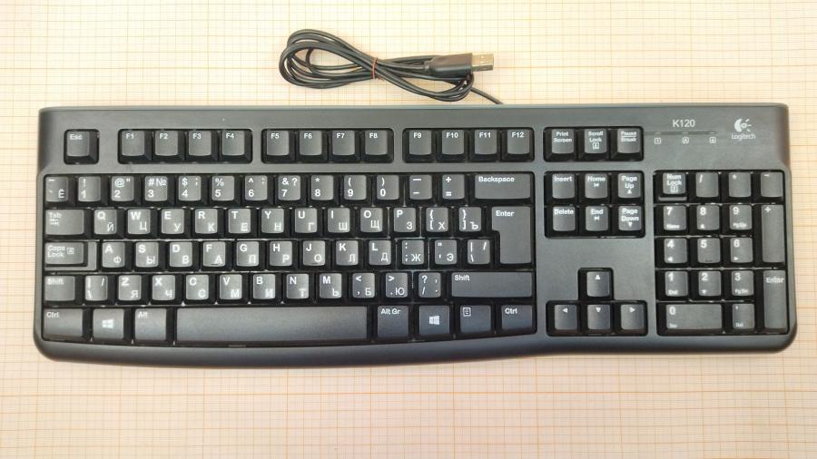 218-044-002 Клавиатура проводная Logitech K120 #1