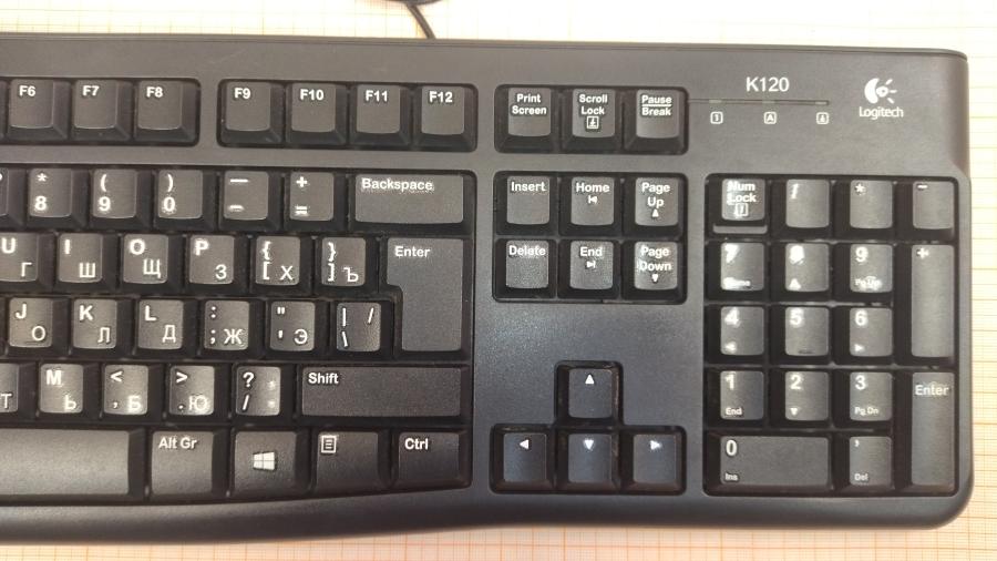 218-044-003 Клавиатура проводная Logitech K120 #3