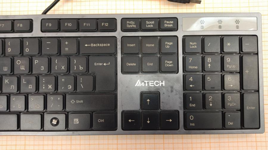 218-045-001 Клавиатура проводная A4tech Slim KD-300 #3