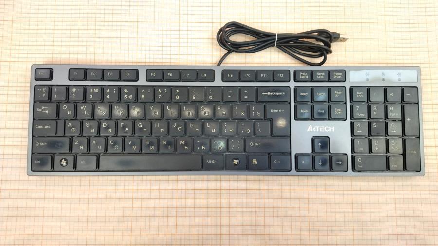 218-045-002 Клавиатура проводная A4tech Slim KD-300 #1