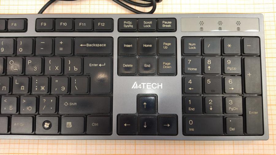 218-045-002 Клавиатура проводная A4tech Slim KD-300 #3