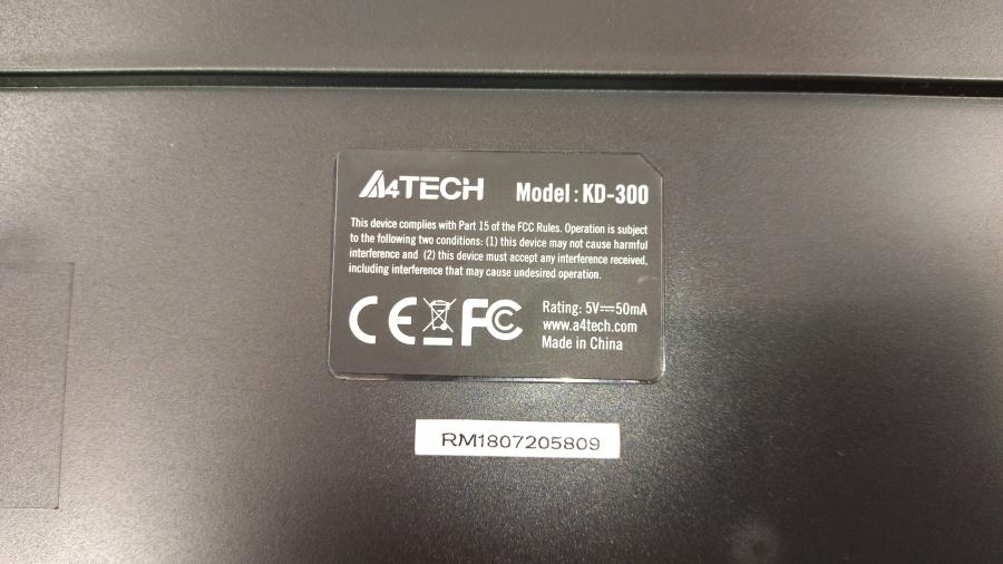 218-045-002 Клавиатура проводная A4tech Slim KD-300 #5