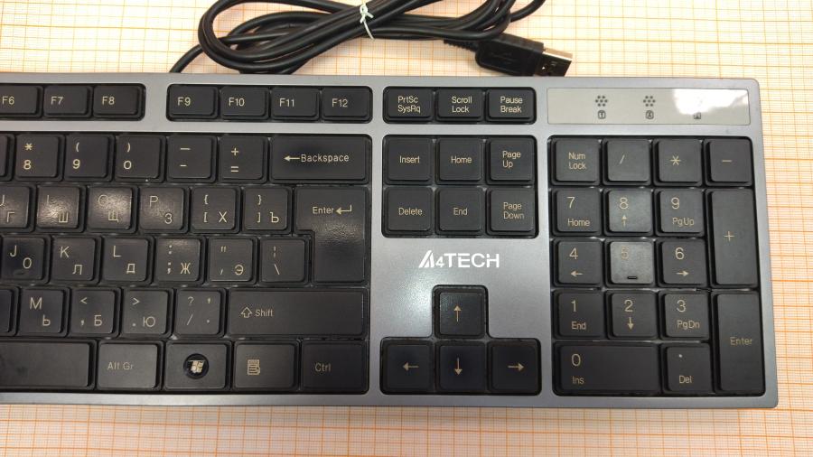 218-045-003 Клавиатура проводная A4tech Slim KD-300 #3