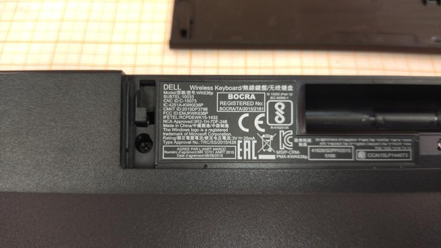 218-047-002 Клавиатура беспроводная DELL KM636 #9