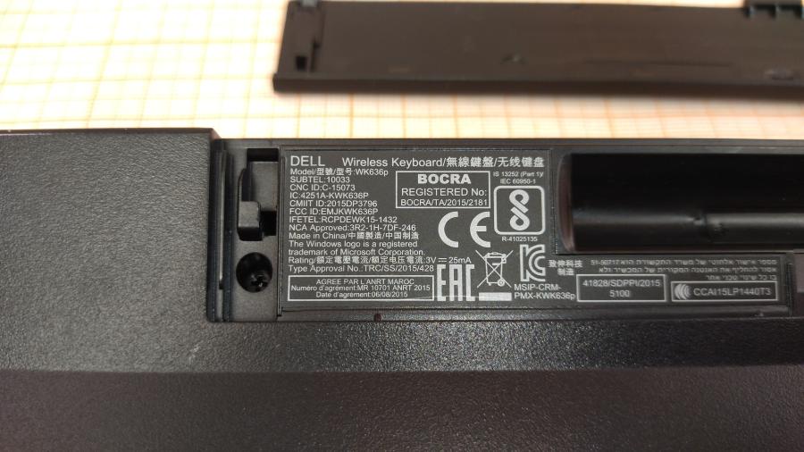 218-047-003 Клавиатура беспроводная DELL KM636 #9