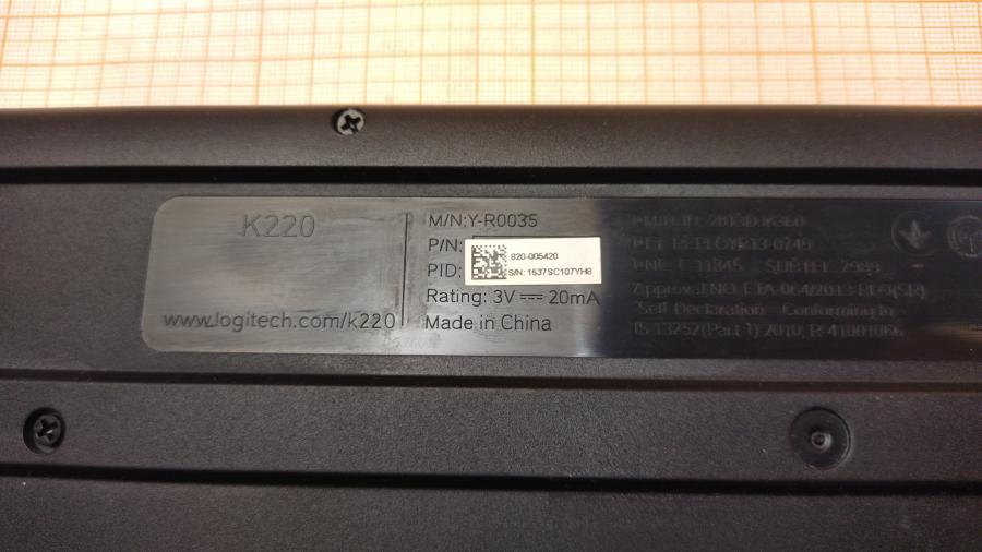 218-048-001 Клавиатура беспроводная Logitech Wireless Combo MK220 #8