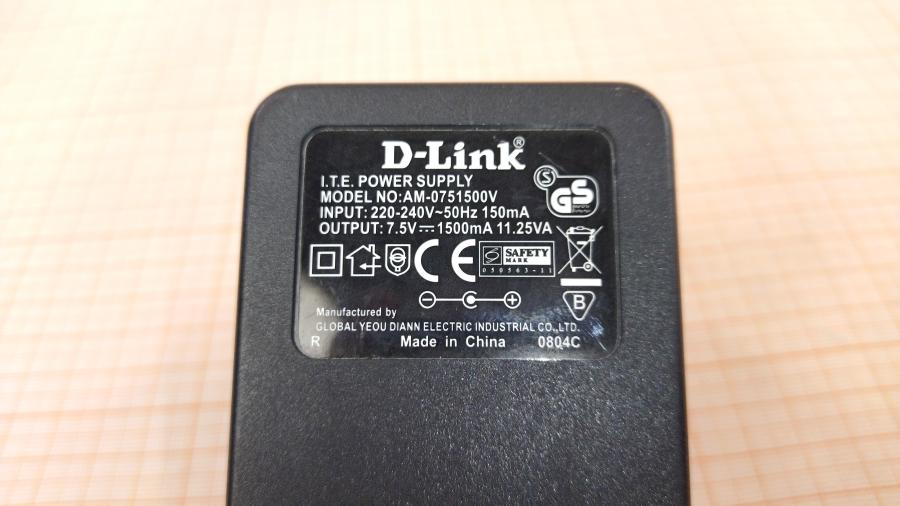 218-033-002 БП для роутера D-LINK AM-0751500V #3