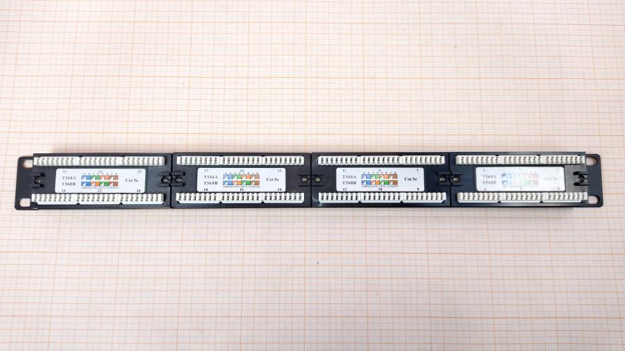 218-059-001 Патч-панель Cabeus PL-24-CAT.5E-Dual IDC (7000c) #3