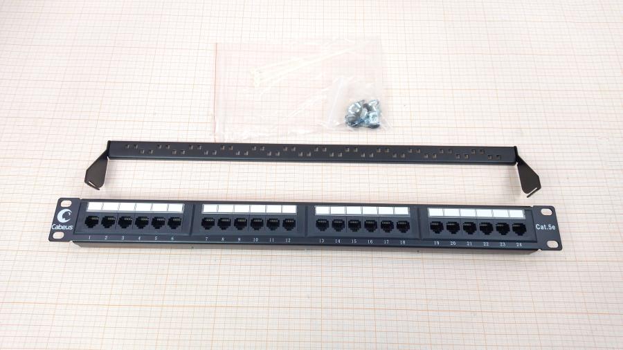218-059-001 Патч-панель Cabeus PL-24-CAT.5E-Dual IDC (7000c) #7