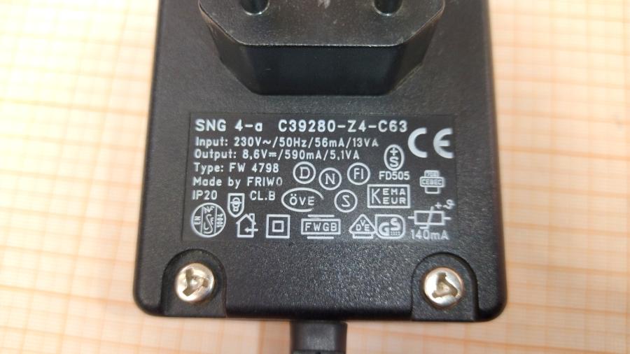 218-065-001 БП для телефонов FRIWO C39280-Z4-C63 #4