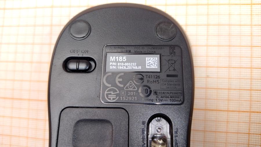 218-067-002 Мышь беспроводная Logitech M185 #4