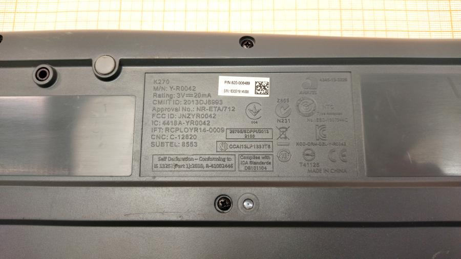 218-068-001 Клавиатура беспроводная Logitech K270 #5