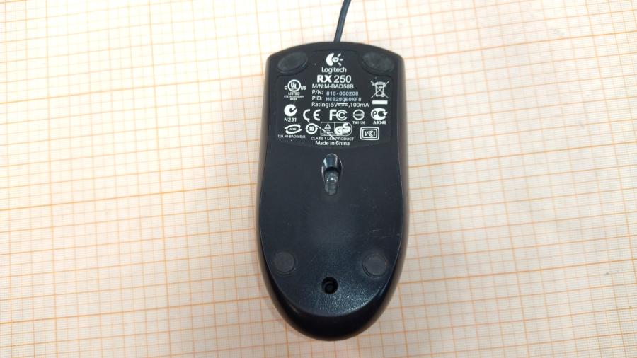 218-071-001 Мышь проводная Logitech RX250 #3