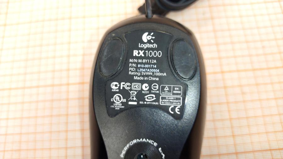 218-073-001 Мышь проводная Logitech RX1000 #4