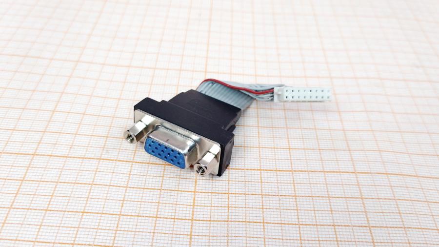 218-103-001 Разъем  VGA (F) - IDC 16Pin (F) #1