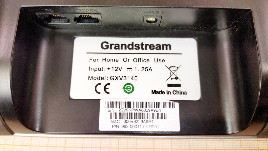 218-105-001 Видеотелефон Grandstream GXV3140 #13