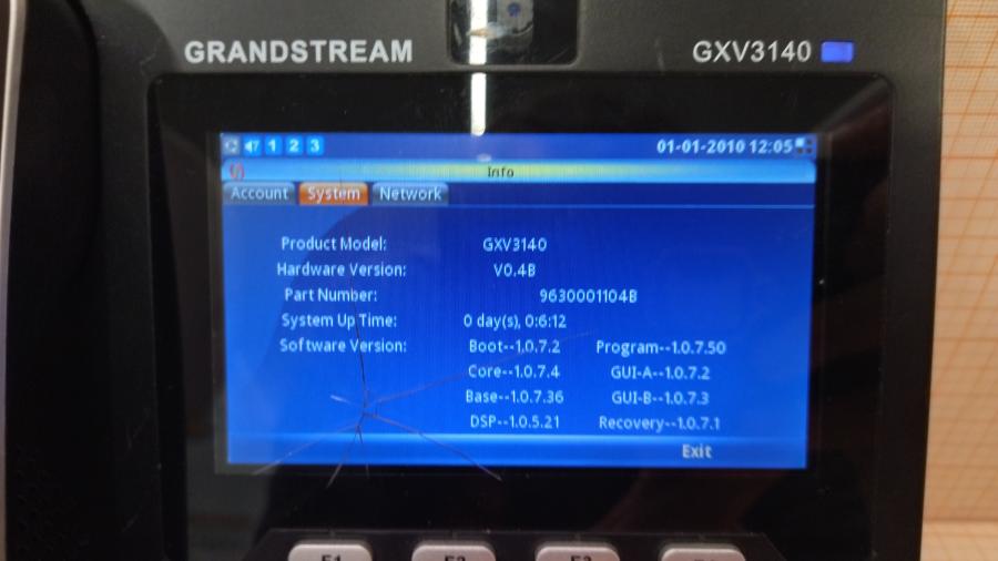 218-105-001 Видеотелефон Grandstream GXV3140 #14