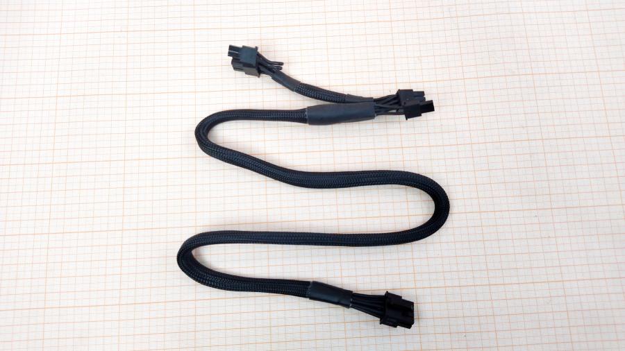 218-118-001 Переходник питания CORSAIR PCI-E 8Pin (M) -  2x PCI-E 6+2Pin (M) 0.6M #1