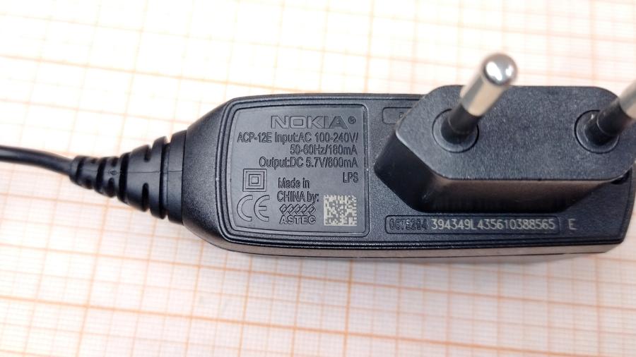 218-128-001 СЗУ для мобильных устройств NOKIA ACP-12E #5