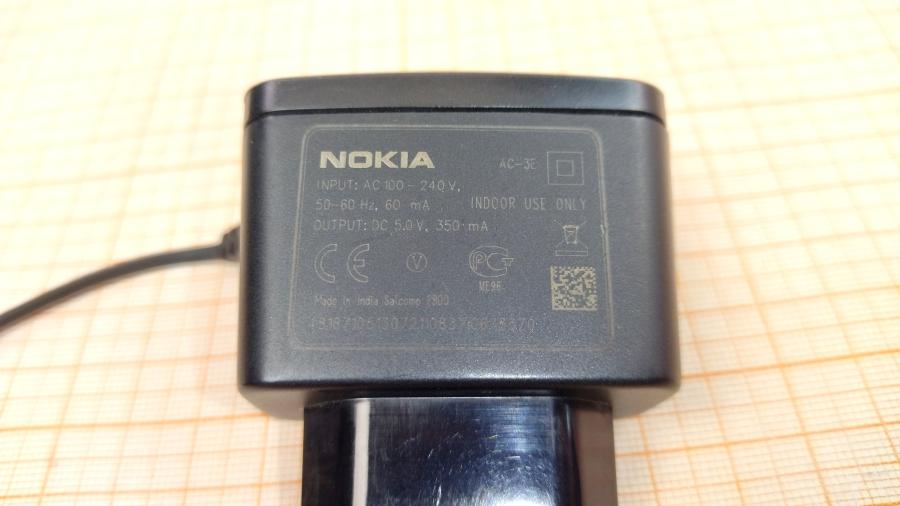 218-129-001 СЗУ для мобильных устройств NOKIA AC-3E #3