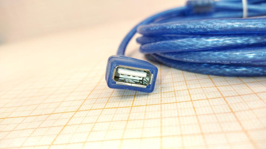 218-138-001 Удлинитель USB  USB A (M) - USB A (F) 5m BL FB #2