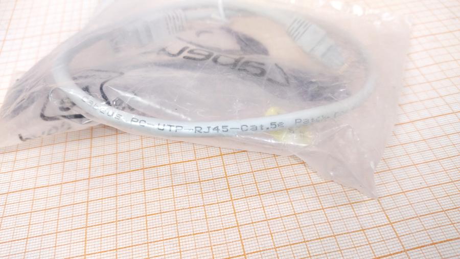 218-144-001 Патч-корд Cabeus PC-UTP-RJ45-Cat.5e-0.5m-WH-LSZH #2