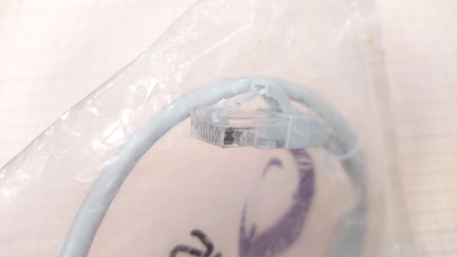 218-144-001 Патч-корд Cabeus PC-UTP-RJ45-Cat.5e-0.5m-WH-LSZH #3