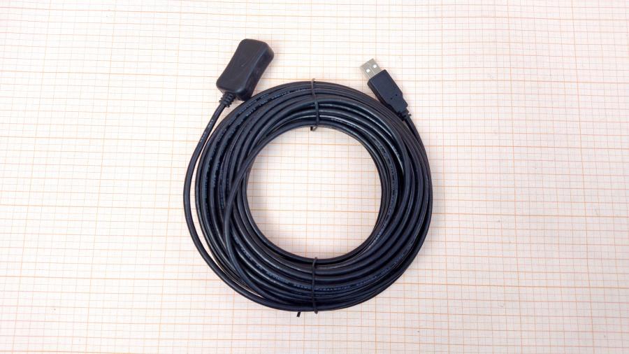 218-149-001 Удлинитель USB   Active USB A (M) - USB A (F) 10m BK #1