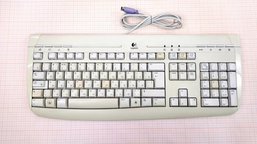 220-011-001 Клавиатура проводная Logitech Internet 350 Y-SAG76A PS/2 #1