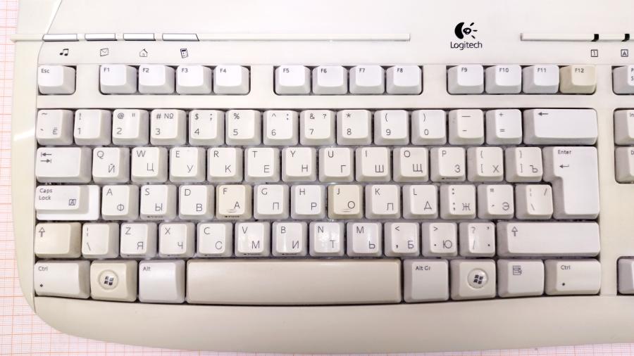 220-011-001 Клавиатура проводная Logitech Internet 350 Y-SAG76A PS/2 #2