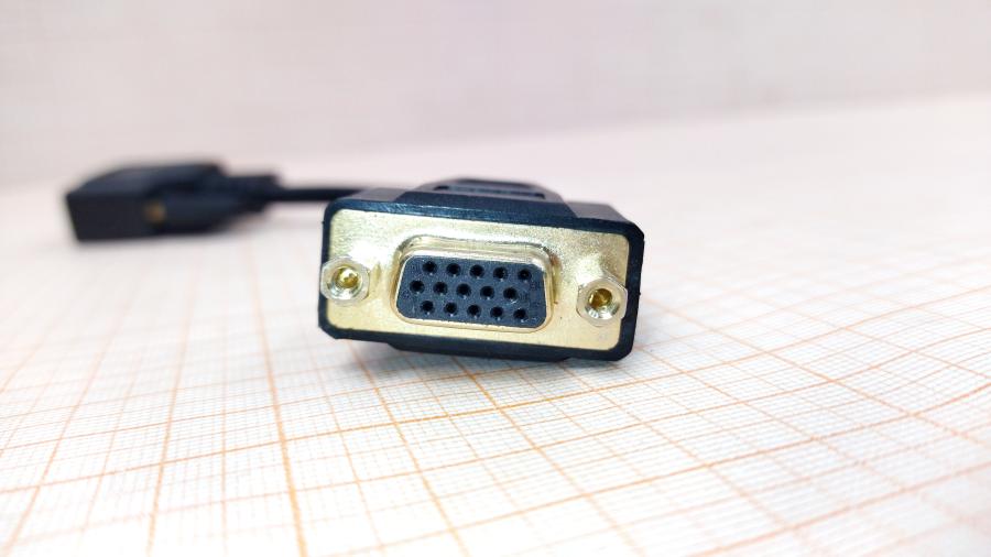 218-172-001 Кабель SVGA 15M/15M  DB15M - DB15F 0.2m #2