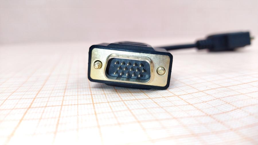 218-172-001 Кабель SVGA 15M/15M  DB15M - DB15F 0.2m #3