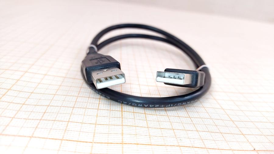 220-018-001 Кабель USB   USB A (M) -  USB A (M) 0.5M #2