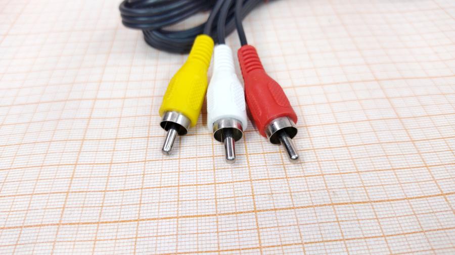 218-179-001 RCA audio cable  MiniJack 3.5mm - 3xRCA 1.5m #2