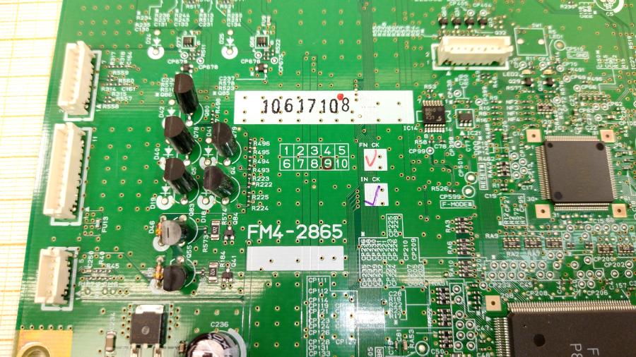 217-254-001 Плата управления МФУ CANON FM4-2865 #2