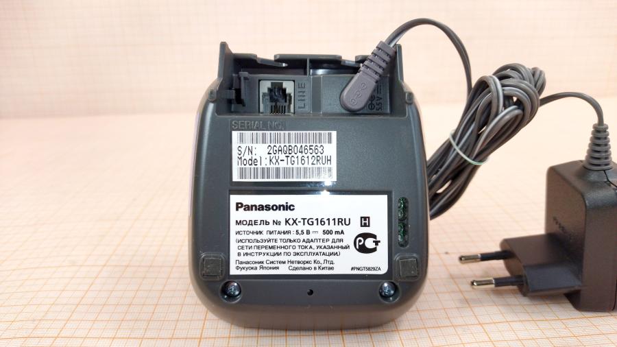 220-020-002 Телефон PANASONIC KX-TG1612RUH #8