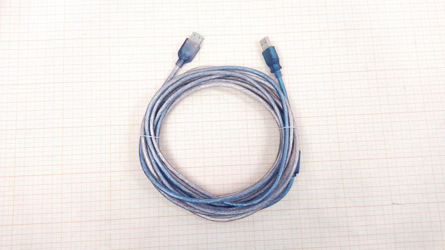 218-196-001 Удлинитель USB  USB A (M) - USB A (F) 5m SL FB #1