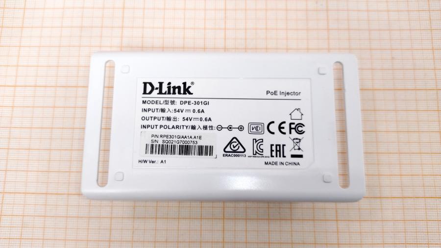 218-198-001 БП POE инжектор D-LINK DPE-301GI #7