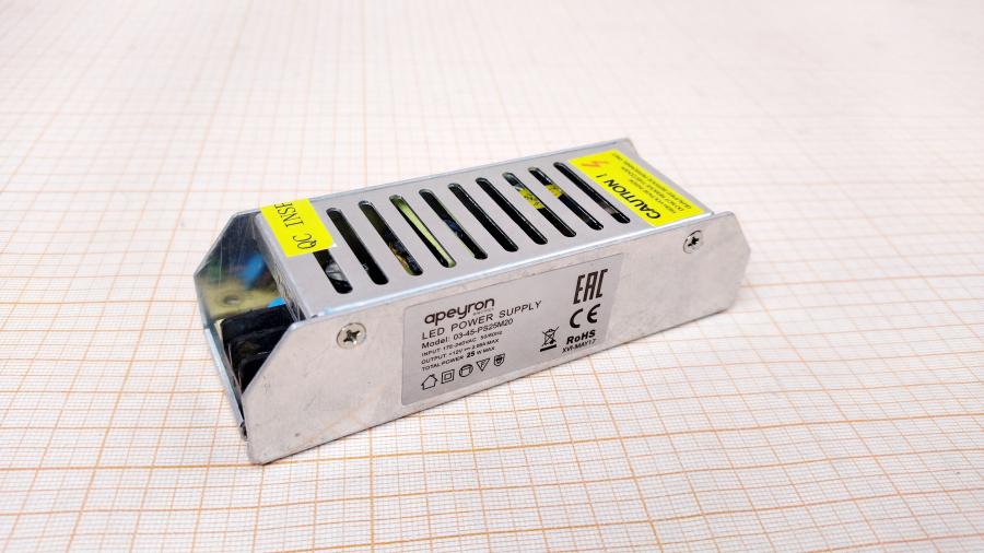 218-203-001 Блок питания для светодиодной ленты Apeyron 03-45-PS25M20 #1
