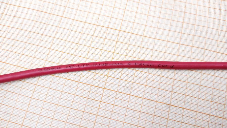 218-209-001 Патч-корд Cabeus PC-UTP-RJ45-CAT.6-1M-RD #4