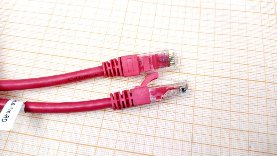 218-209-001 Патч-корд Cabeus PC-UTP-RJ45-CAT.6-1M-RD #5