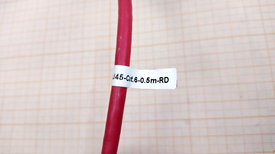 218-210-001 Патч-корд Cabeus PC-UTP-RJ45-CAT.6-0.5M-RD #3