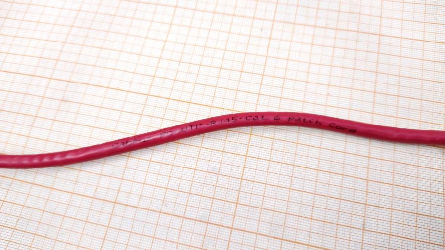 218-210-001 Патч-корд Cabeus PC-UTP-RJ45-CAT.6-0.5M-RD #4